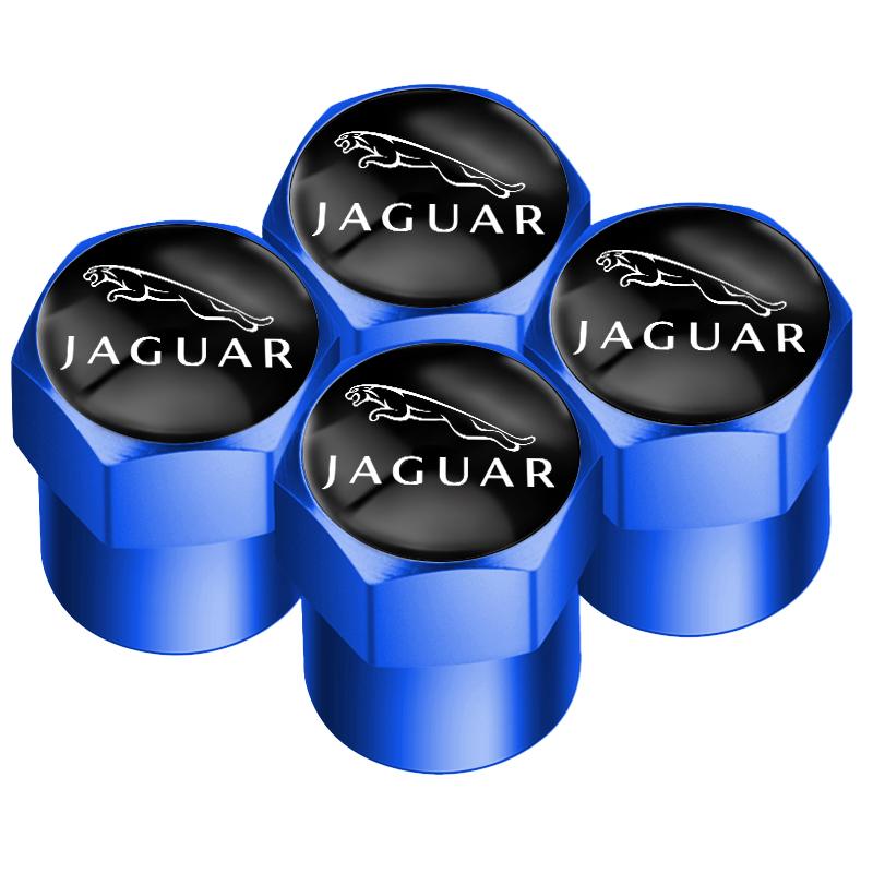 Car styling 4pcs Metal Wheel Tire Valve Caps Stem case For Jaguar XF 250 X Type F Pace X351 Xe S-Type XFR XEL Auto Accessories LL76