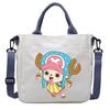One Piece Canvas Bags Luffy Cartoon Anime Figures Print Shoulder Bag Outdoor Large Capacity Trendy Crossbody Handbag Gifts Poseable Articulated Scale