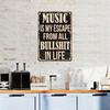 Vintage Metal Sign 12x8 Inch for Home and Bar Decor