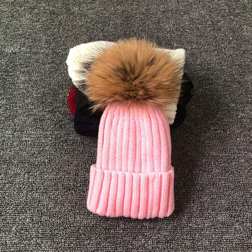 1pc Unisex Pom Pom Y2K Warm Breathable Fashionable Versatile Knit Hat with Added Fluff,Suitable for Outdoor Skiing Casual Wear