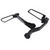 Easy Install Vibration Resistant Rear View Mirror With Wide View Motorcycle Accessory Handlebar Side Mirror