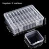 Transparent 30-Grid Perler Beads Storage Box - Large Capacity, Dustproof, Multifunctional Organizer