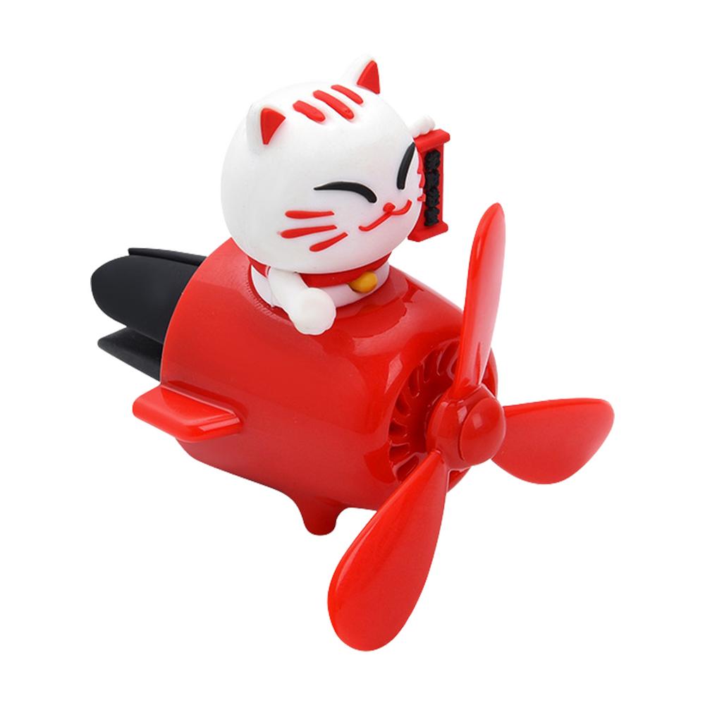 Car Air Freshener Car Fragrances Cute Bear Pilot Car Aromatherapy Propeller Air Outlet Fragrance Car Interior Accessories