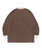 Cargo Bros For Woman Easy Stripe Polo Shirt (Brown)