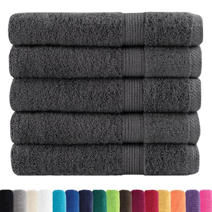 VidaXL Premium Quality Towels 25 Pcs, Shower Towels, Bath Sheets, Bathroom Guest Towels, 137175