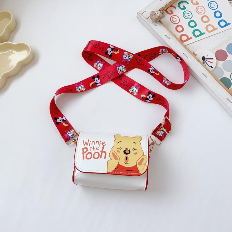 Mini Shoulder Kids Crossbody Bag With Mouse Donald Duck Print Design