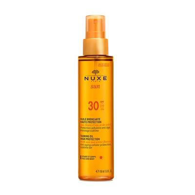 Nuxe Sun Taning Oil Face And Body Spf30 150ml