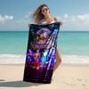 Proof Beach Towel with Horror Game F-FNAF Freddy Pattern - Soft,absorbent,quick-drying,machine Washable - Perfect for Swimming,camping,bathing
