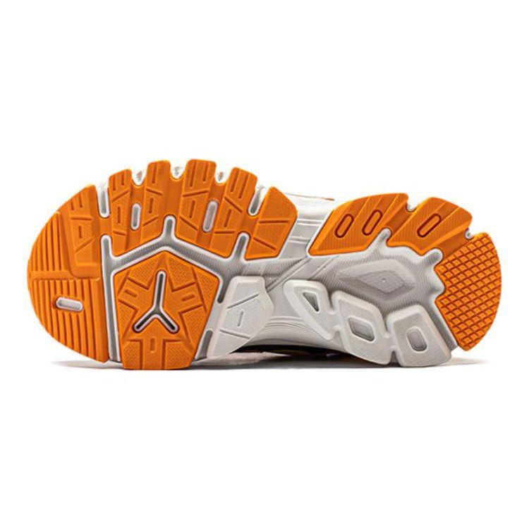 Li Ning Comfortable Versatile Rebound Shock Absorption Low-Top Running Shoes Kids Sneaker Blue Orange Yellow YKNT144-1