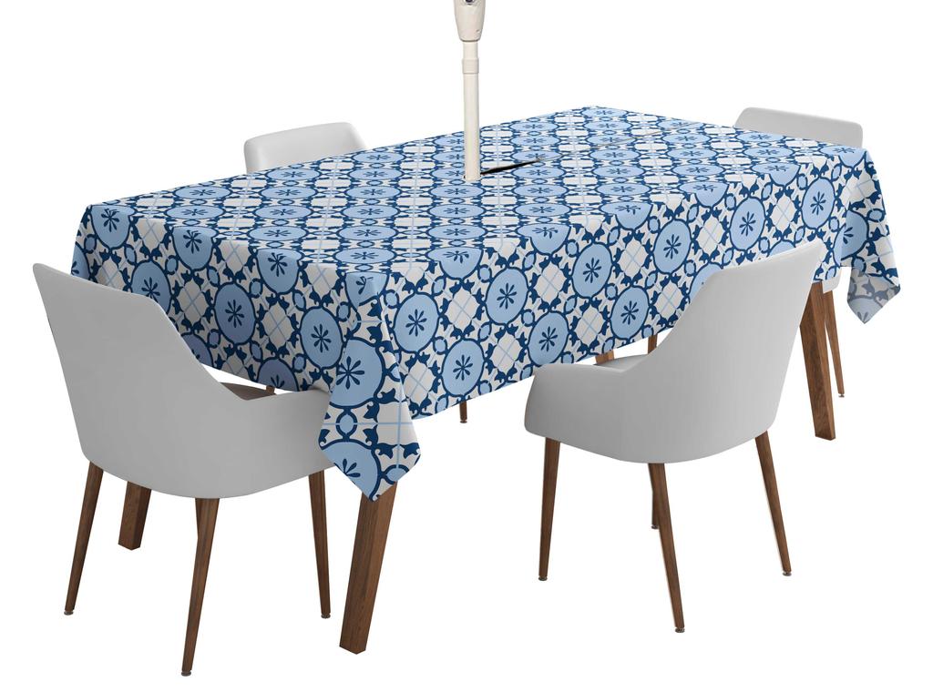 Vargottam Indoor Outdoor  Tablecloth  58x102 Inch  Rectangle  Tablecloth Waterproof Patio  Table  Cloths- Spring Summer  Table