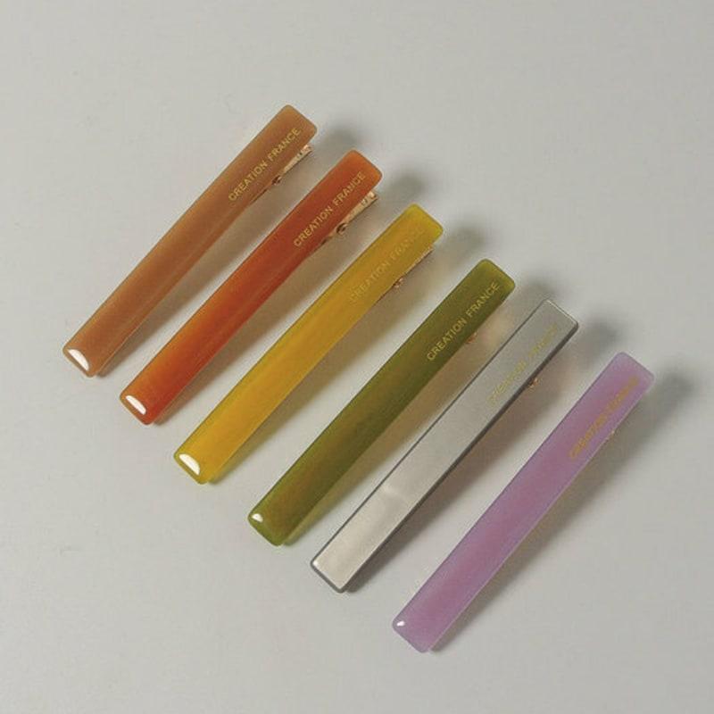 

objet213 Spring Straight Clip 3. Syrup Yellow