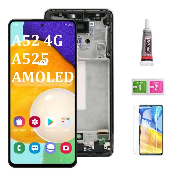 

Amoled для Samsung A52 4g A525 ЖК-дисплей с рамкой сенсорного экрана Aseembly чёрный