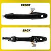 Front Left Door Handle Fits 2006-2011 Honda Civic 72180SNAA11ZF Black Outside EV