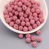 10mm 10pcs Rhinestone Beads Round Beads Bulk Sparkle Crystal Bead for Necklace Bracelet Earring Jewelry Making DIY Decoration
