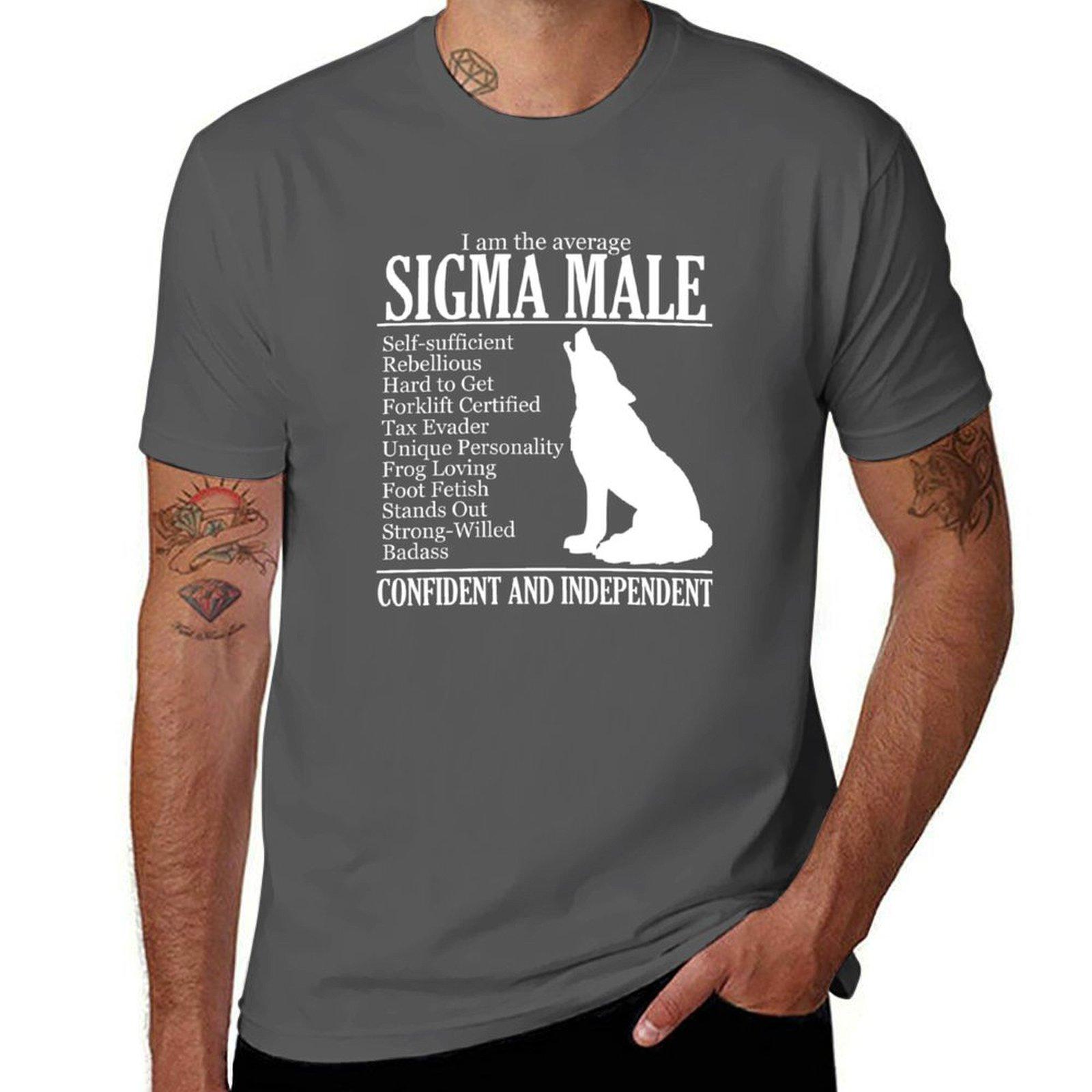 

Average Sigma Male (Please Read) T-Shirt t shirts for man pack cotton t shirts designer cotton tshirt 100% T-Shirt 4XL