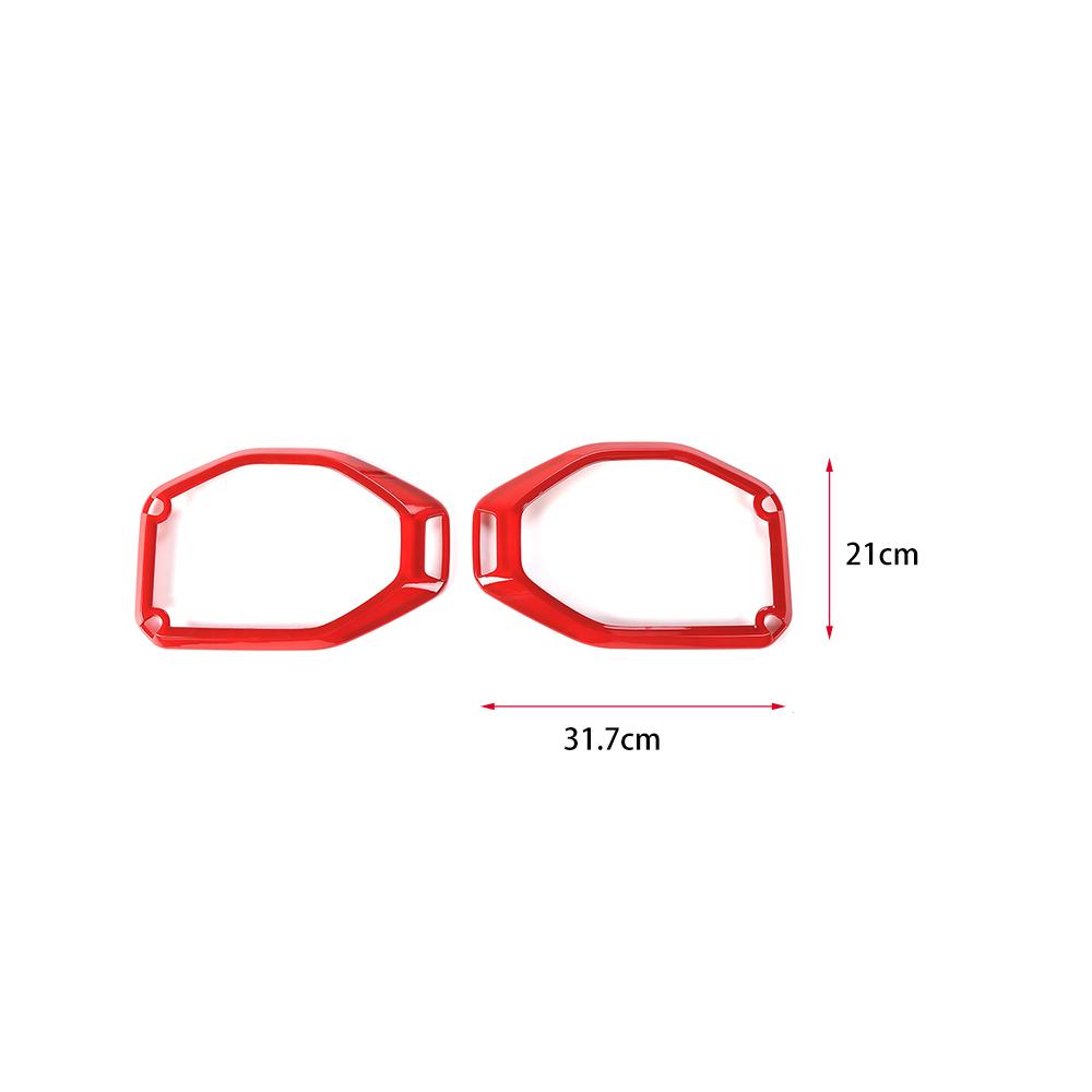  ABS Roof Horn Decorative Ring Decoration Protective Cover Sticker Fit For Jeep Wrangler JL For JT Gladiator 2018-2023 Interior Accessories