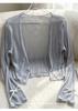 2026 Summer Sheer Ice Silk Bow Cardigan with Sun Protection