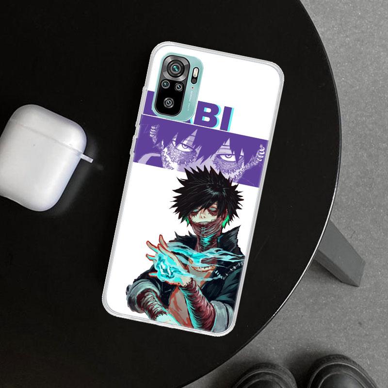 MHA Dabi Bnha Phone Case Cover for Xiaomi Redmi Note 15 14 13 12 11 Pro Plus 14S 12S 11S 11T 11E 10S 10 Customized Fundas Redmi