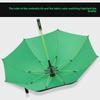Fully Automatic Long Fiber Golf Umbrella - Large, Straight, Double Canopy for Business & Custom Gifts