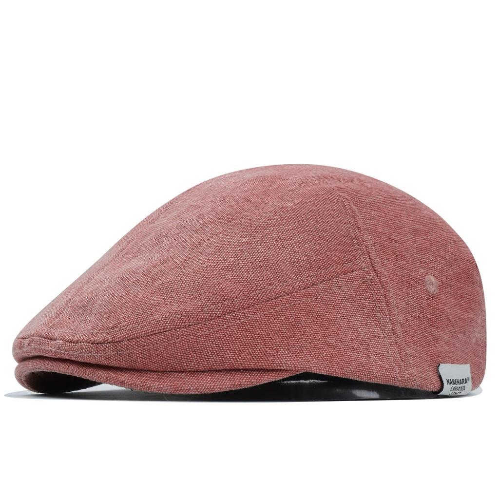 Croogo Hunting Solid Plus Gift Men's Hat, Color, Sizes, Fall/Winter, Golf, Adjustable, Casual, Outdoor, Beret, Simple, Painter's Hat, (G-HBL1-Pink)