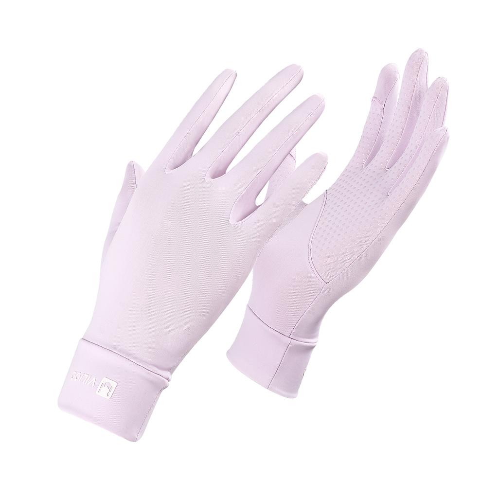 Women Mid Sunscreen Gloves Summer Spring Thin Elastic Anti Uv Driving Gloves Slip Resistant Etiquette Gloves