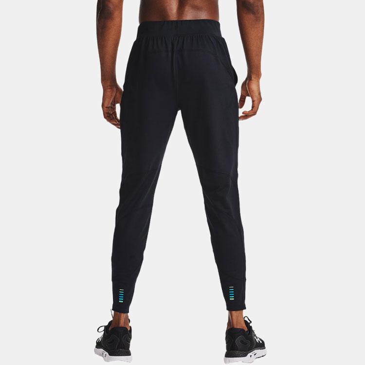 Under Armour Casual Running Lace-Up Long Pants Men Bottoms Black 1356172-001