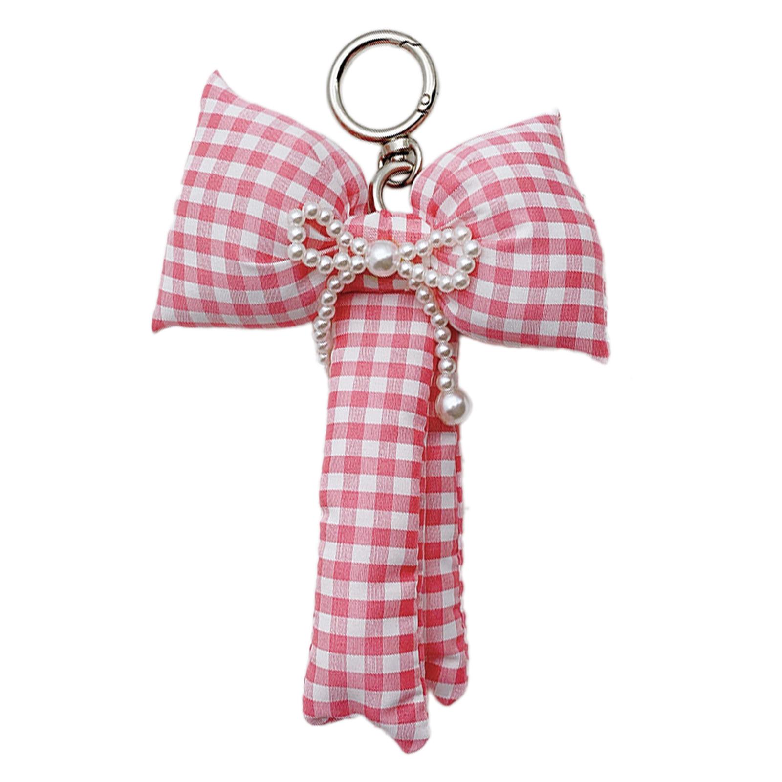 

Эстетичный брелок-подвеска с бантиком для женщин и девушек, бантики, подвеска для сумки, цепочка, кошелек, рюкзак, кошелек, аксессуары для ключей розовый