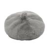 Women Winter Fashion  Imitation Mink Hair Mother Hat Whole Mink Imitation Fur Hat Casual Warm Beret Tide