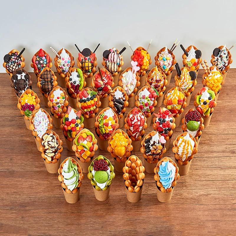 Moule à gâteau aux bulles d'œufs QQ, moule à gaufres de Hong Kong en fer et aluminium, revêtement antiadhésif, plaque à muffins DIY