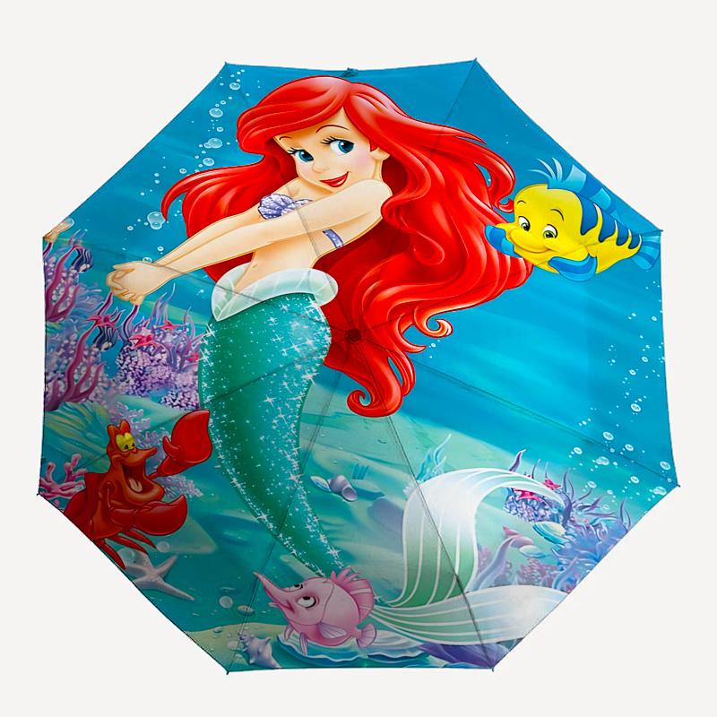 Sirena, Ombrello Automatico Apri e Chiudi Subacqueo, Ombrello da Viaggio Compatto, Leggero e Portatile, Adatto per la Spiaggia e gli Spostamenti