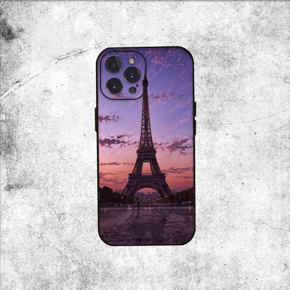 natural scenery Phone Case Silicone black Soft For IPhone 17,16,15,14,13,12,11,SE,Plus Pro Max
