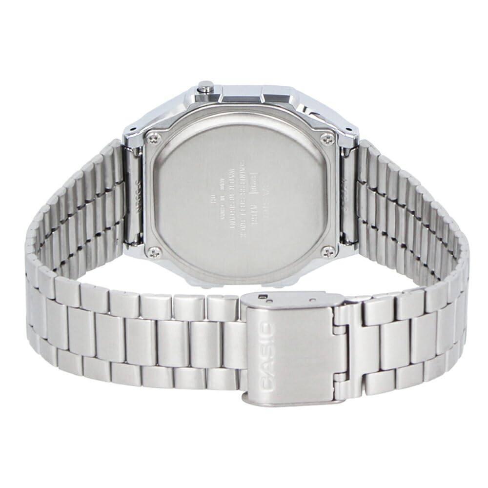 CASIO Vintage A168WA-5A unisex digital watch silver brown