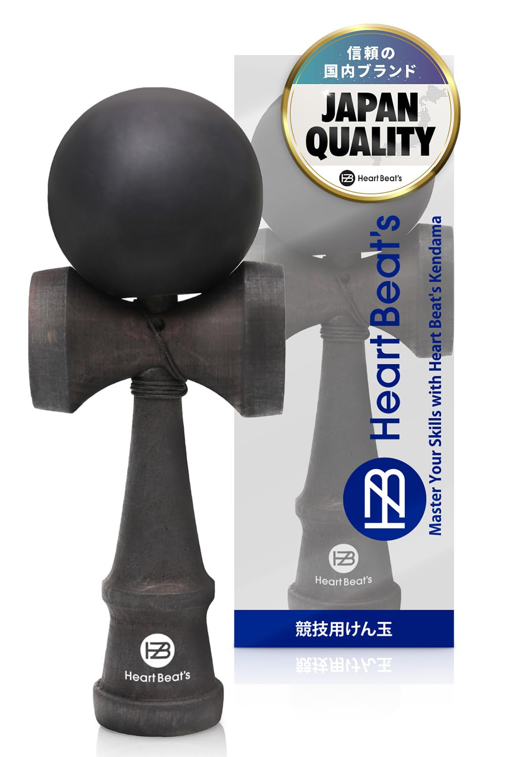 

Kendama where techniques are determined by monochrome Kendama Kendama Kendama Matte Painting Mystical Monochrome All Black [Competitive color] [Heart