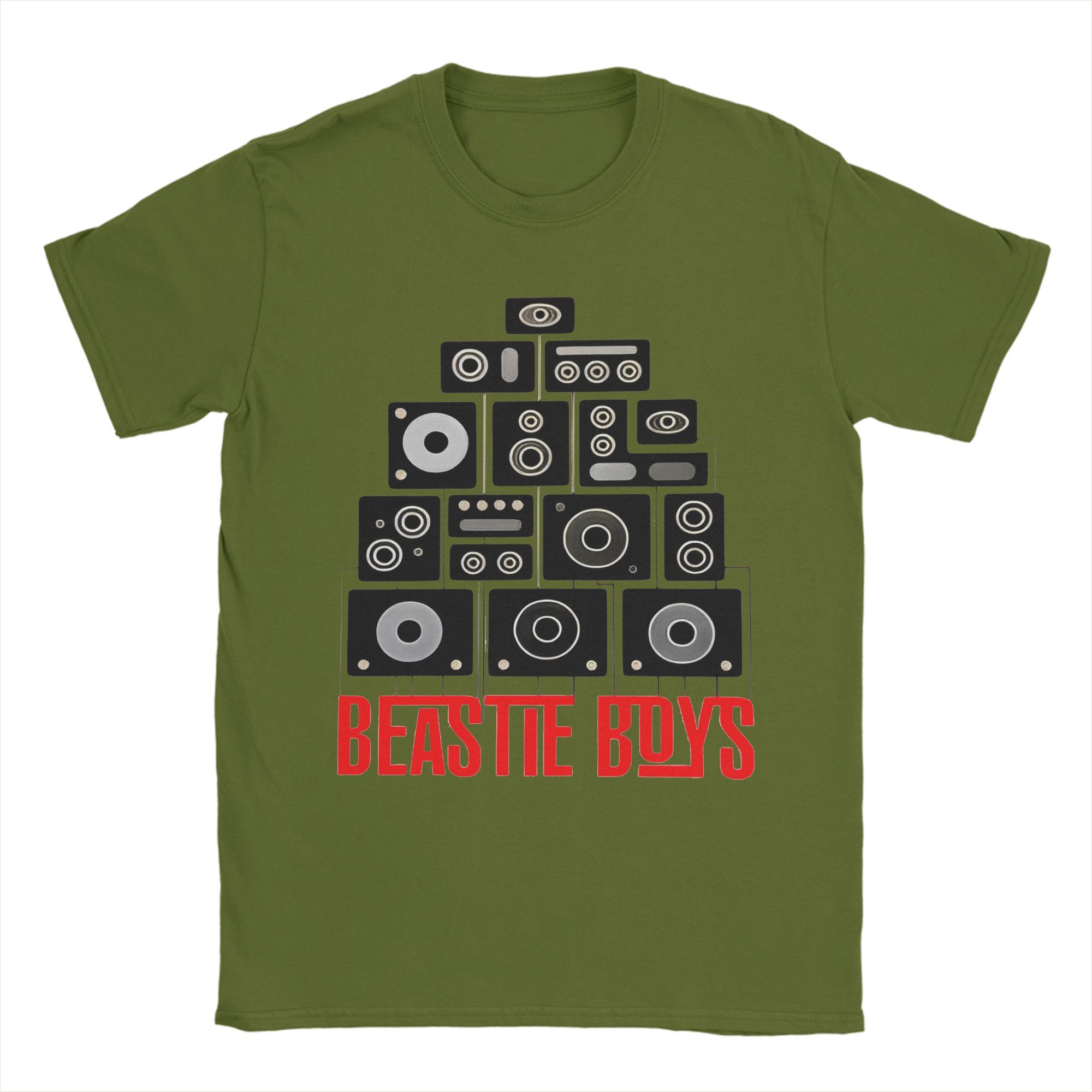 

Beastie Boys CD T Shirt Summer Hip Hop T Shirts Adult Pure Cotton Breathable Plus Size Clothes Short Sleeve Y2K Basic Tshirt 4XL