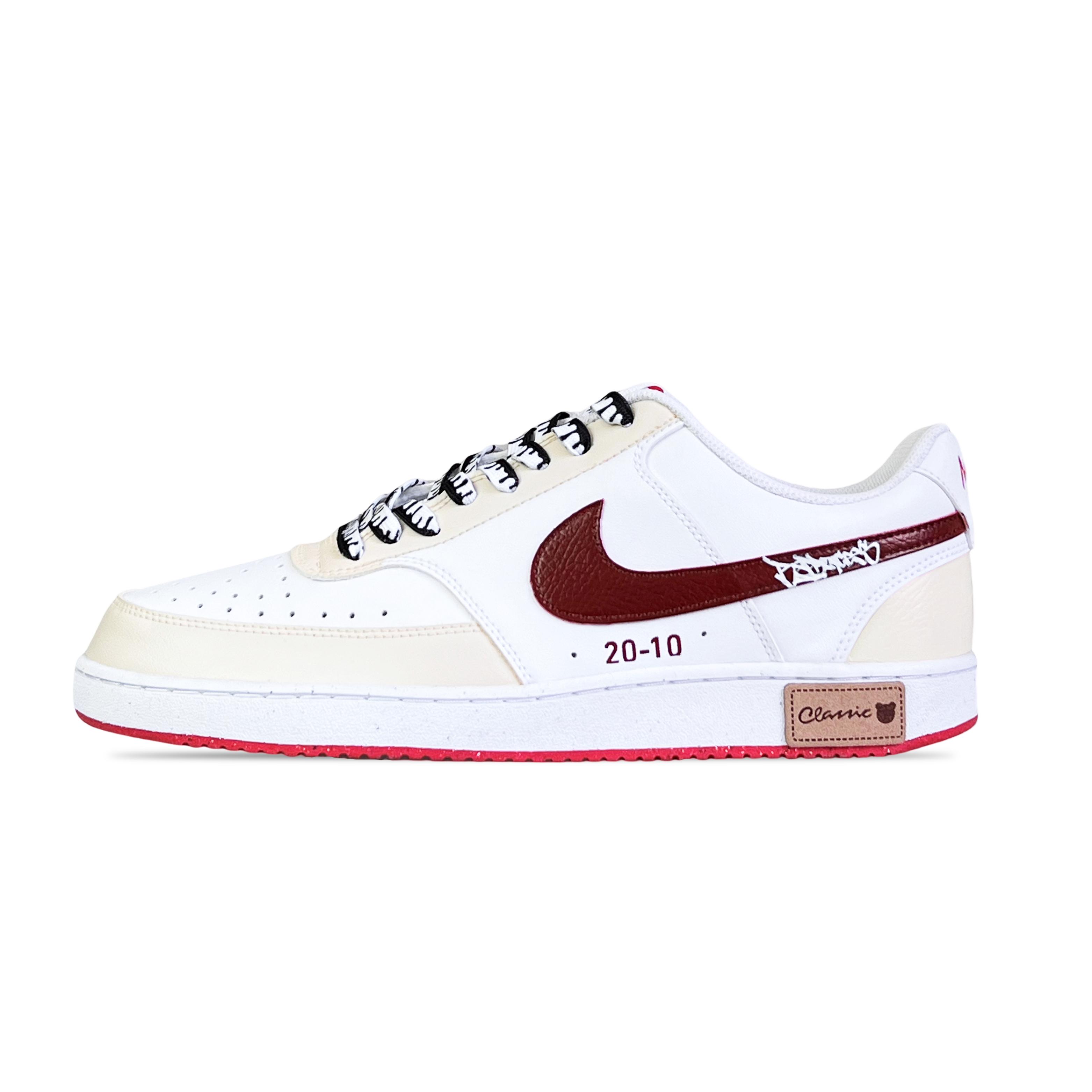 

Nike Court Legacy Wine Color Life Slip Resistant Abrasion Resistant Slip Resistant Abrasion Resistant Low top HF1744-101(Team286-) 44