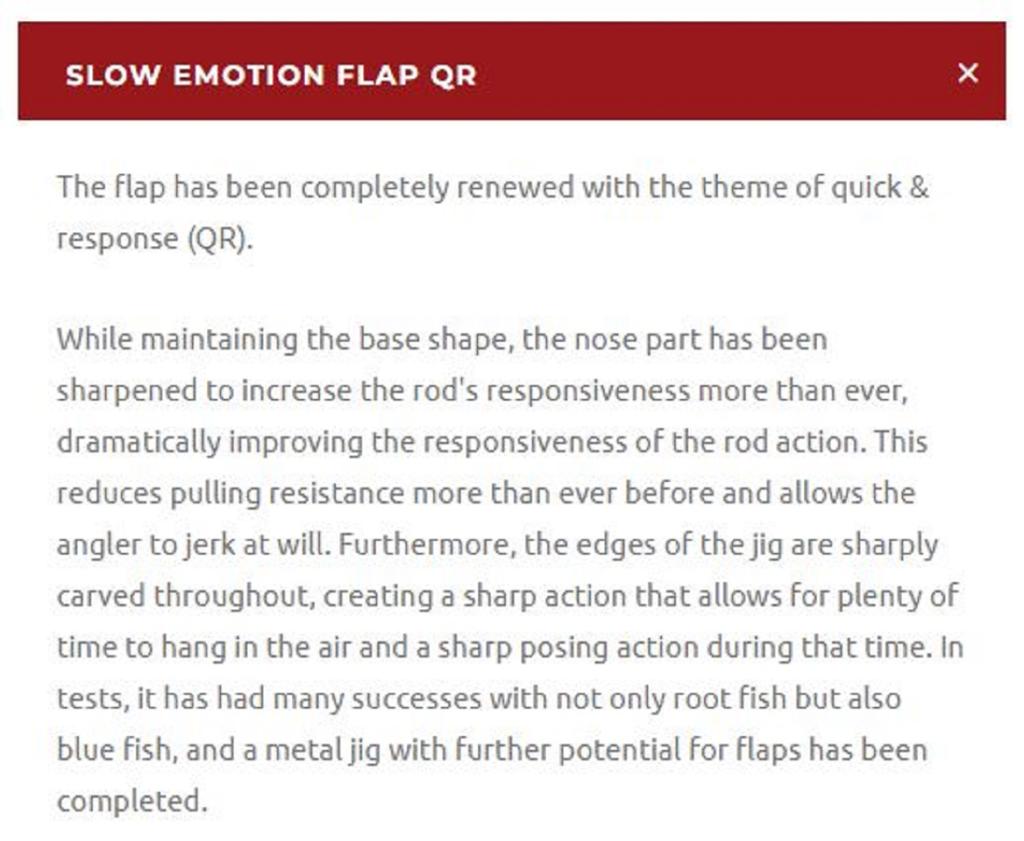 Xesta Metall Jig Slow Emotion Flap QR 180 Gramm 128.KALET (9089)