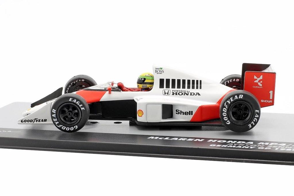 Altaia 1/43 McLaren Honda F1 MP4/5 1989 Großer Preis von Deutschland Ayrton Senna AYRTON SENA ALTAYA Diecast Miniaturauto
