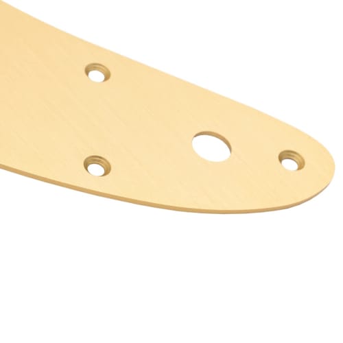 Musiclily Pro 13-Hole 50S JM Jazzmaster Pickguard, Aluminum, Gold Anodized, for Vintage 60s Jazzmaster Electric Guitars