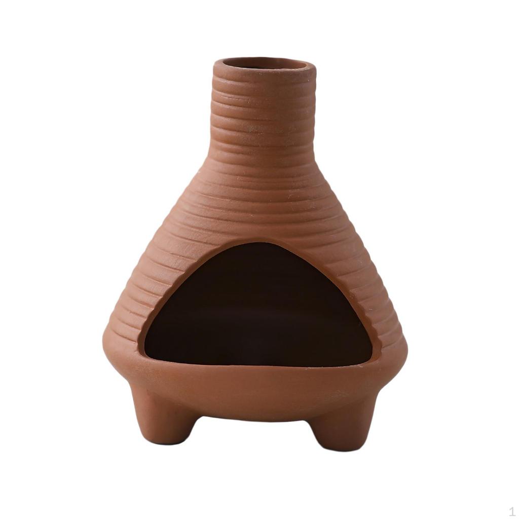 Ceramic Incense Burner, Palo Holder, Gift with Fireplace Decoration, Sticks Sage
