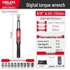 Delixi High-Precision Adjustable Digital Torque Wrench Socket
