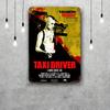de niro taxi driver movie Retro Vintage Tin Sign Poster Decorative Plaque Metal Plate Wall Decor