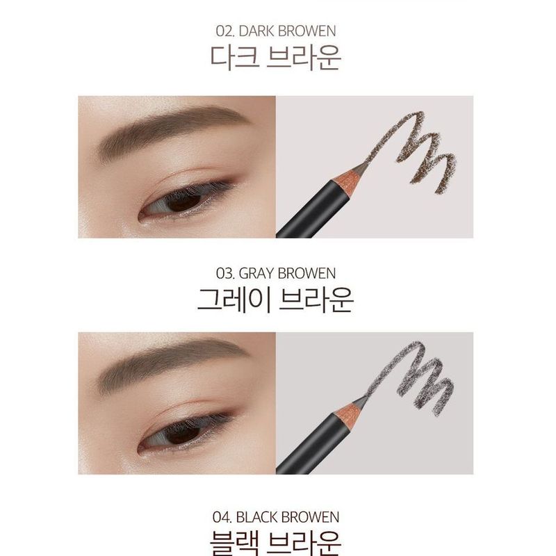 VDIVOV - Mega Brow Pencil Wood - 4 Colors