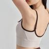 Splicing Design Yoga Underwear Breathable Sports Bra Fashionable Sports Vest  Youth