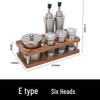 304 Stainless Steel Spice Set: Seasoning Jar, Oil Pot & Salt Shaker with Lid for Home & Restaurant.