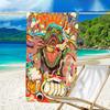 1pc Dorohedoro Beach Towel, Beach and Seaside Swimming Pool Equipment, Fashion Pattern, Rectangular, Travel Essentials