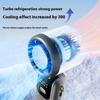Fan Mini Hanging Ice Pack Handheld High-speed Folding 100 Speed Infinitely Adjustable Fan Portable For Office Outdoor Neck