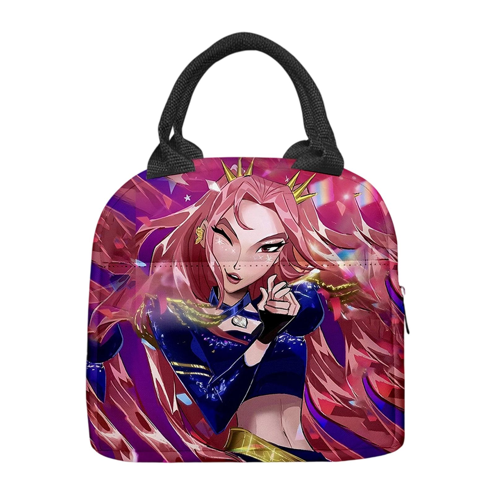 

Персонализированная печатная сумка для ланча, модная сумка One Size