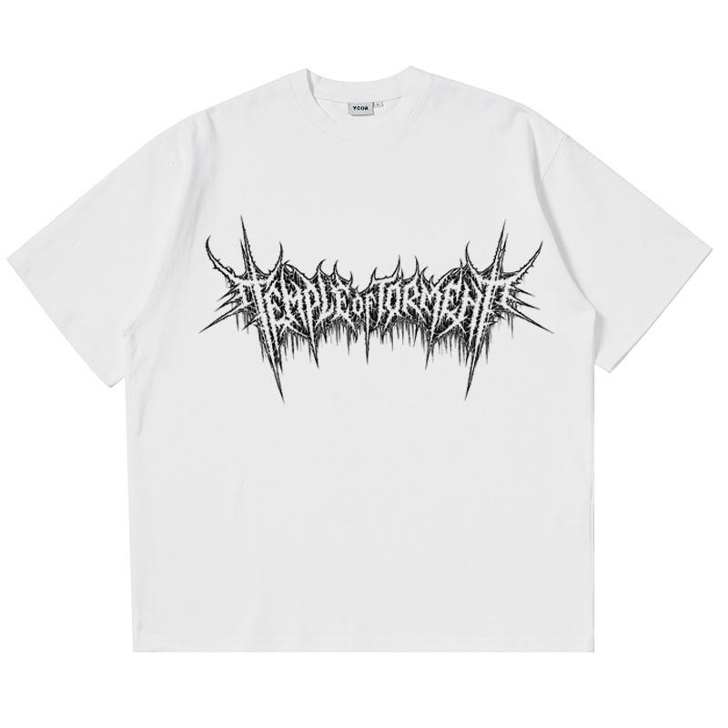 Mens TShirt Graphic Vintage Oversized 100 Cotton Summer Short Sleeve Tees Tops Harajuku Y2k Streetwear Korean Popular Clothes