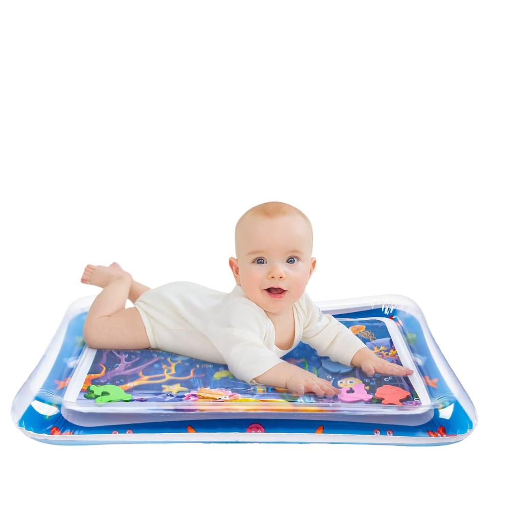 1 PCS Children's Inflatable Pat Pad Baby Pat Pad PVC Marine Animal Water Pad Toy Baby Crawling Inflatable Water Pad Water Toy