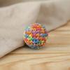 Interactive Cat Toys, Wool Crocheted Ball, Bite-Resistant Teaser Ball for Scratching Chasing, Plush Safe Toy for Cats
